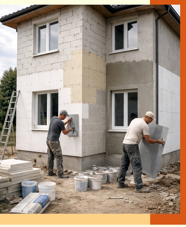 Утепление дома из газобетона в Улане-Удэ от 4302 руб./м² — заказать у ТепломастерЛнд